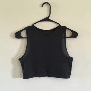 Nike Mesh Dri-fit Crop Tank Size M